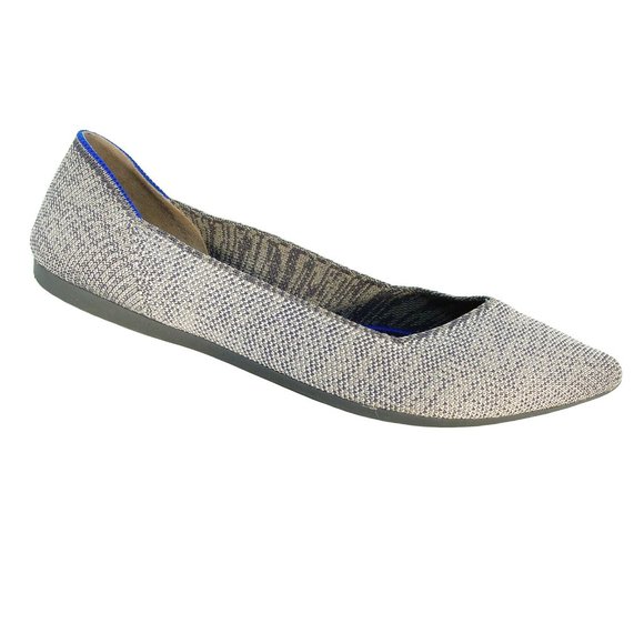Rothy's Shoes - ROTHY'S The Point $225 Heather Taupe Grey Flats 10 - RETIRED